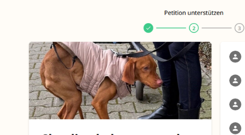 Bitte Petition für Vizlahündin unterzeichnen